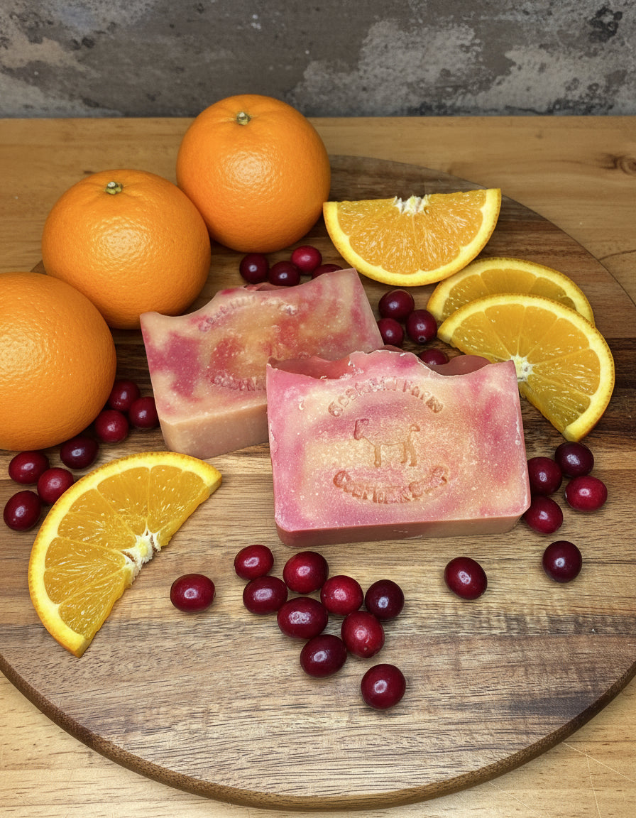 Goat MIlk Soap - Orange Cranberry