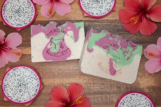 Goat MIlk Soap - Dragonfruit & Hibiscus