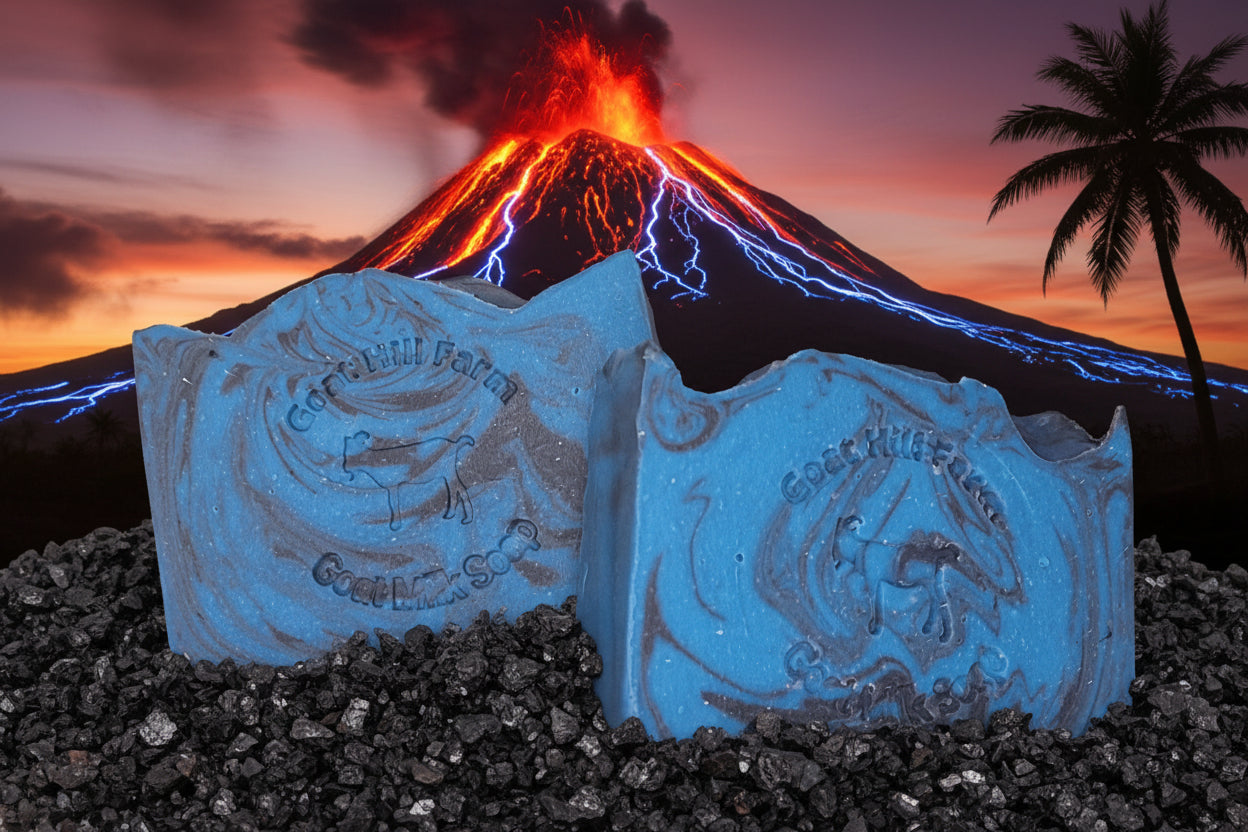 Goat Milk Soap - Volcano Blue